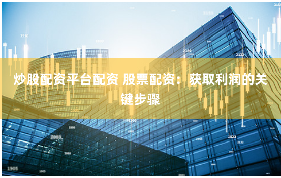 炒股配资平台配资 股票配资：获取利润的关键步骤