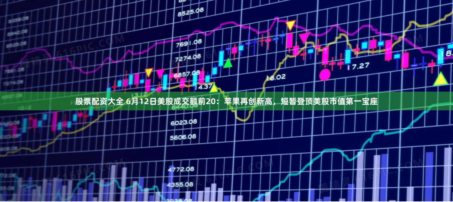 股票配资大全 6月12日美股成交额前20：苹果再创新高，短暂登顶美股市值第一宝座